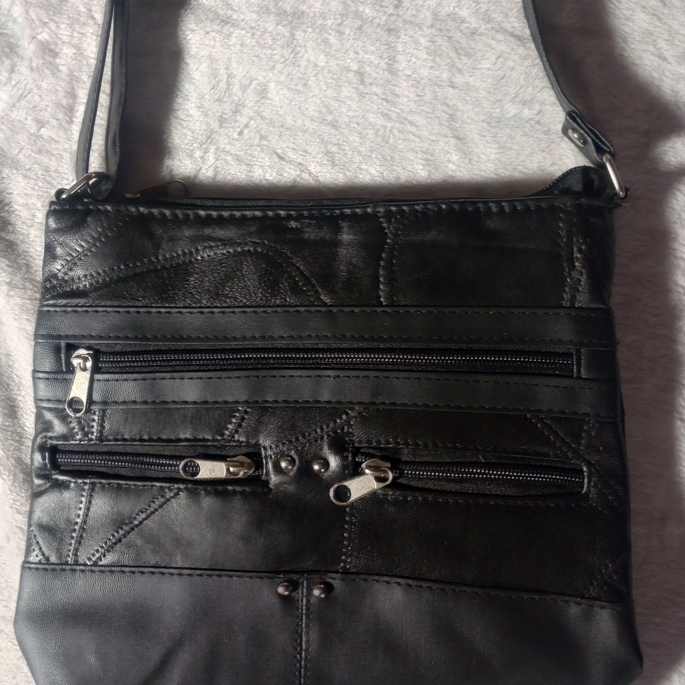 Stone Mountain Stone Ny Black Patchwork Zipper Fr… - image 3